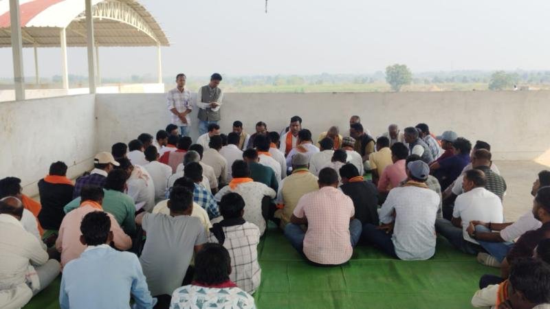 ग्राम सरेखा-बेंदरची में गौ अभ्यारण निर्माण के लिए बैठक का हुआ आयोजन